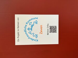 Plakette für Projekte der Kinderfreundlichen Kommune 