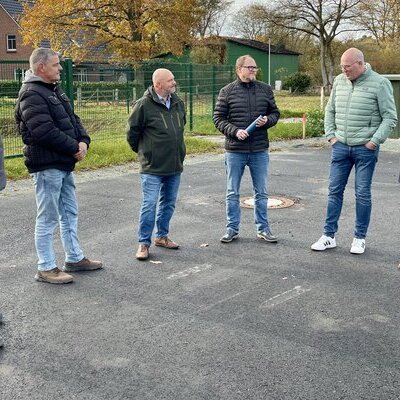 Beteiligte Personen bei der Eröffnung Baugebiet Kreuzberg