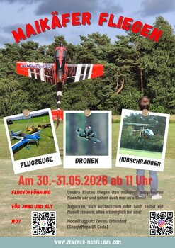 Modellflug-Treffen "Maik&auml;ferfliegen" des Zevener Modellbauvereins
